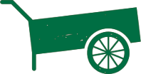 Garden cart icon