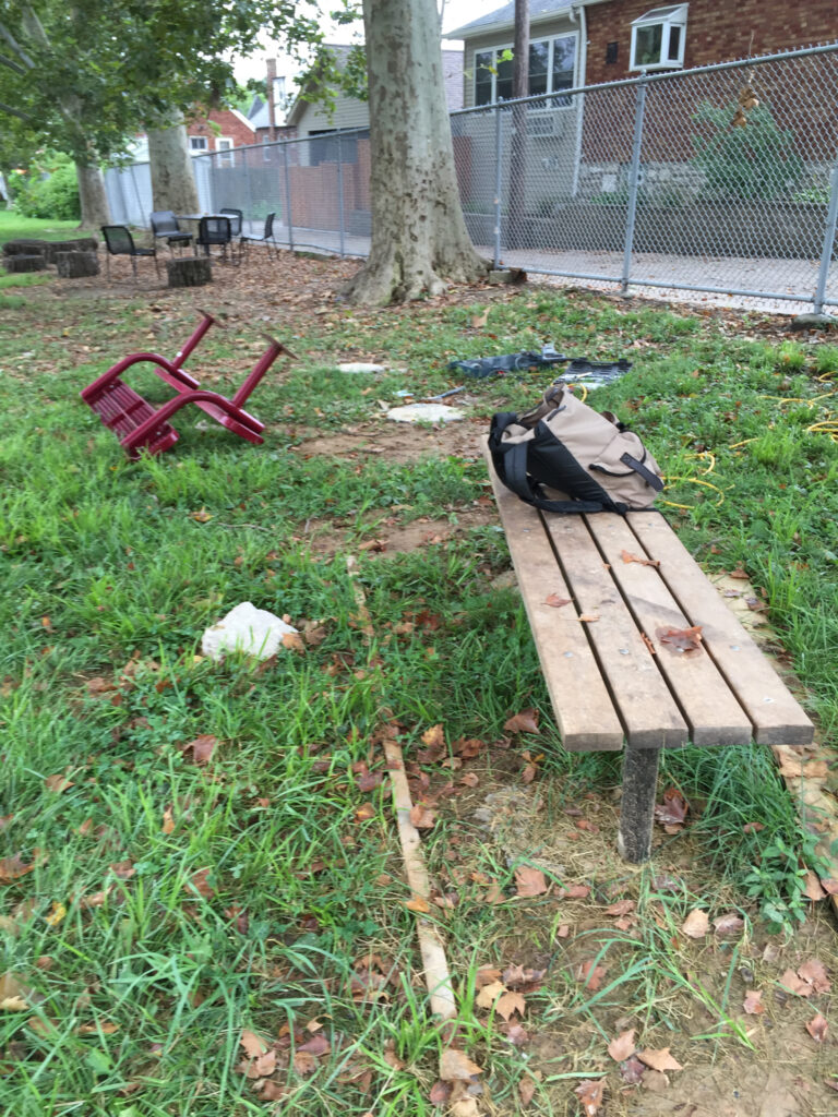 Often we recieve donations for such benches that are odd and we find ways to make them work.